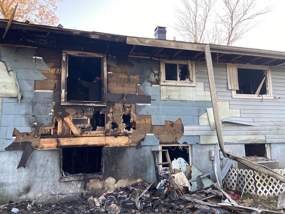 Fire damage restoration McLean