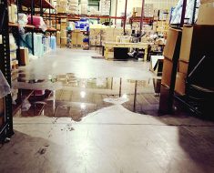 Warehouse before water damage remediation by PuroClean Certified Restoration Specialists Centennial