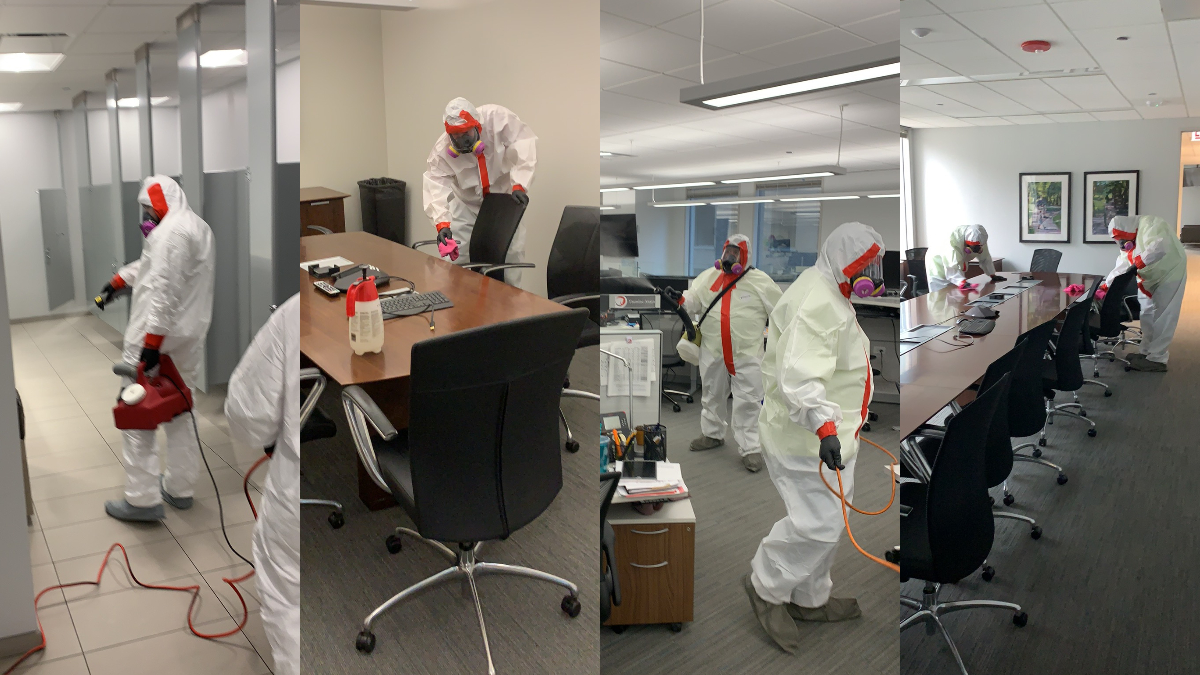 coronavirus cleaning Chicago