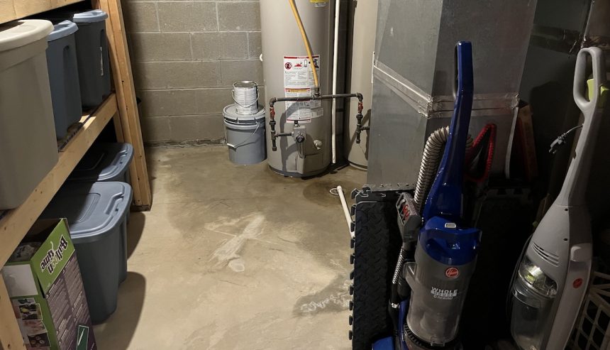 flooded basement