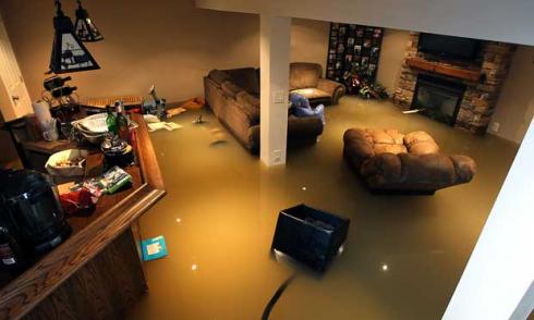 Indoor flooding