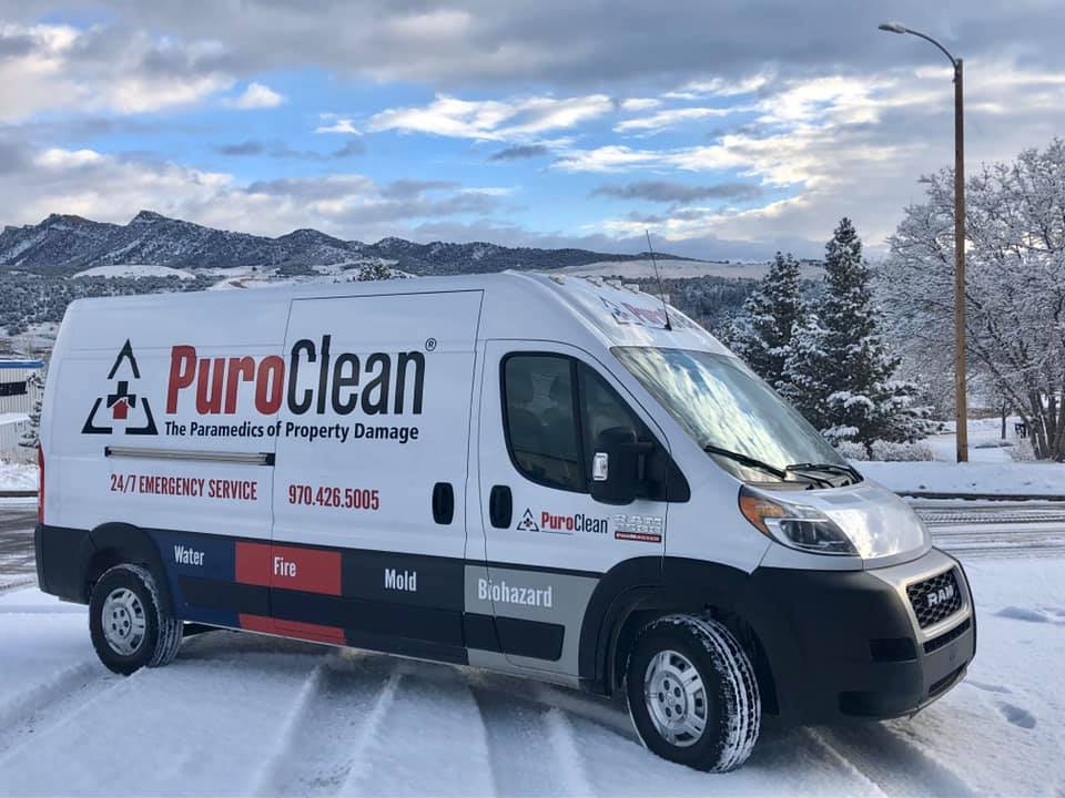 PuroClean of Durango winter van