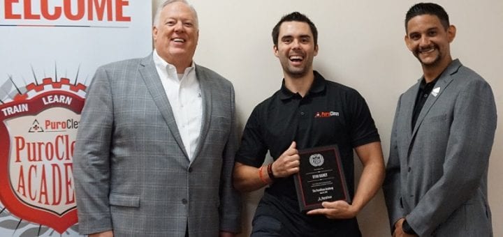 Ryan Rainey PuroClean Graduation Photo