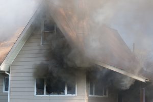 how fire damage affects air quality