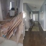 Water Damage Image Before and After