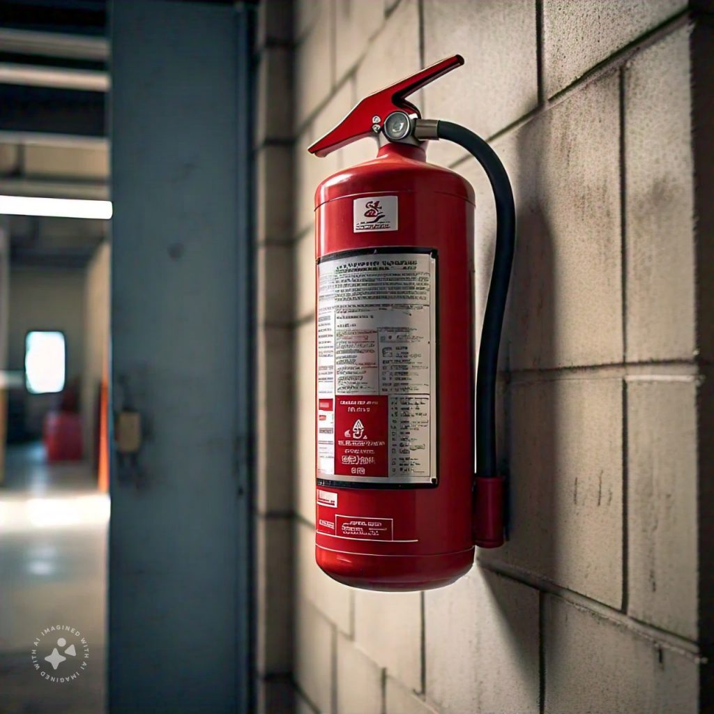 A fire extinguisher