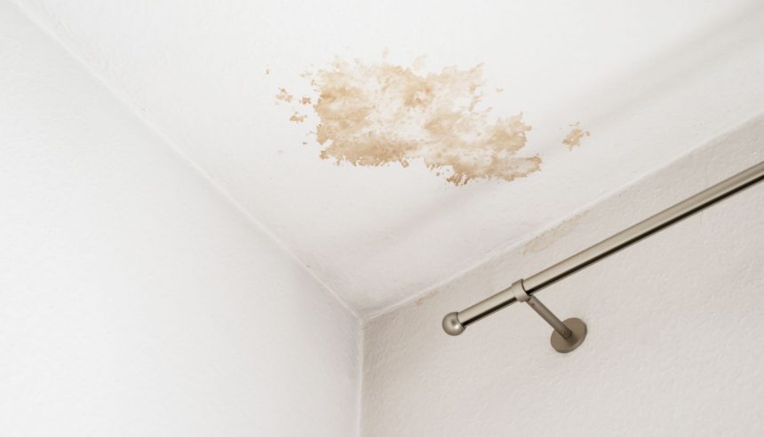 how to fix ceiling water damage