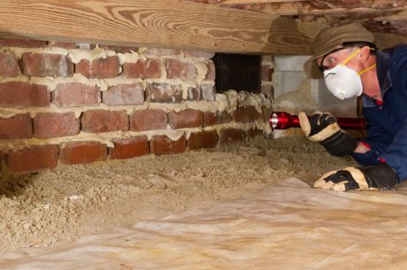 water in crawl space