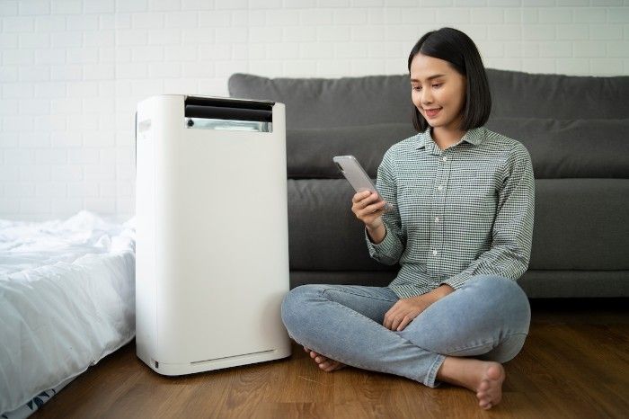 Draining your dehumidifier regularly is important for preventing moisture buildup.
