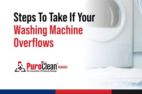 Steps to take if your washing machine overflow.