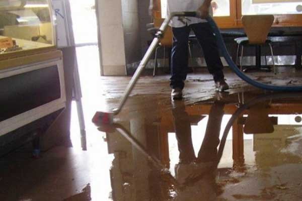 Residential water damage restoration