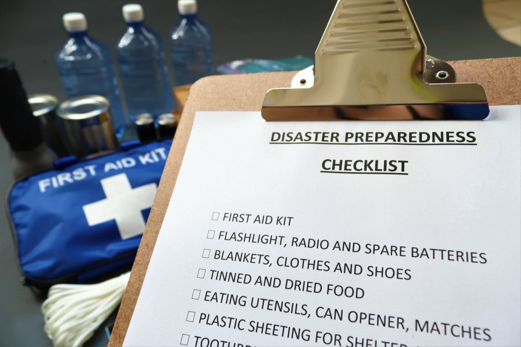 disaster checklist