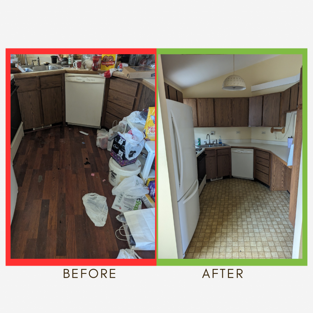 Puroclean Romeoville Before and After Home Cleanup Kitchen