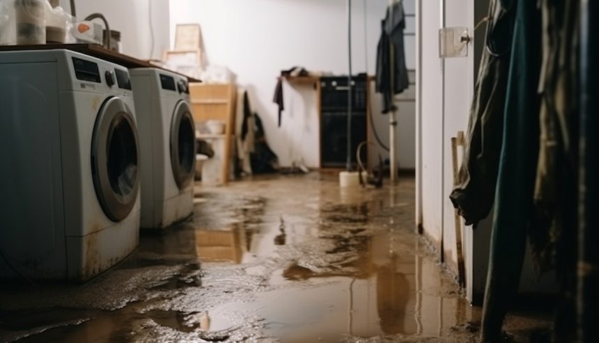 Sewage Backup in a Basement