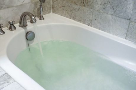 bathtub leak