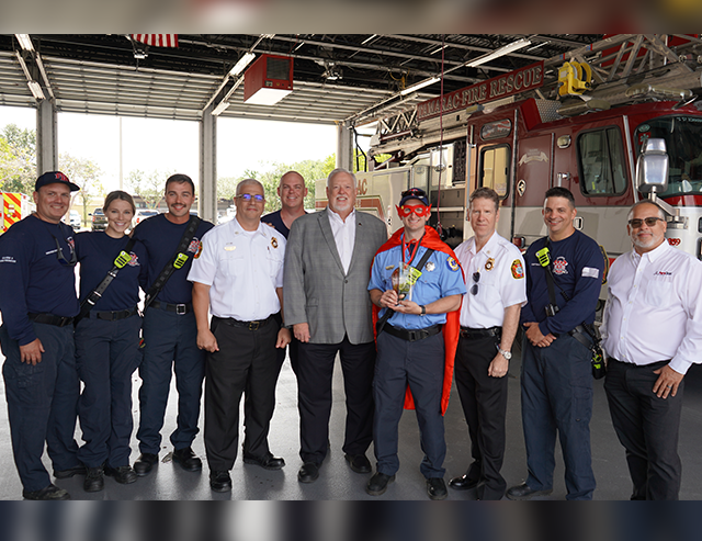 James Murad with members of the PuroClean Home Office team