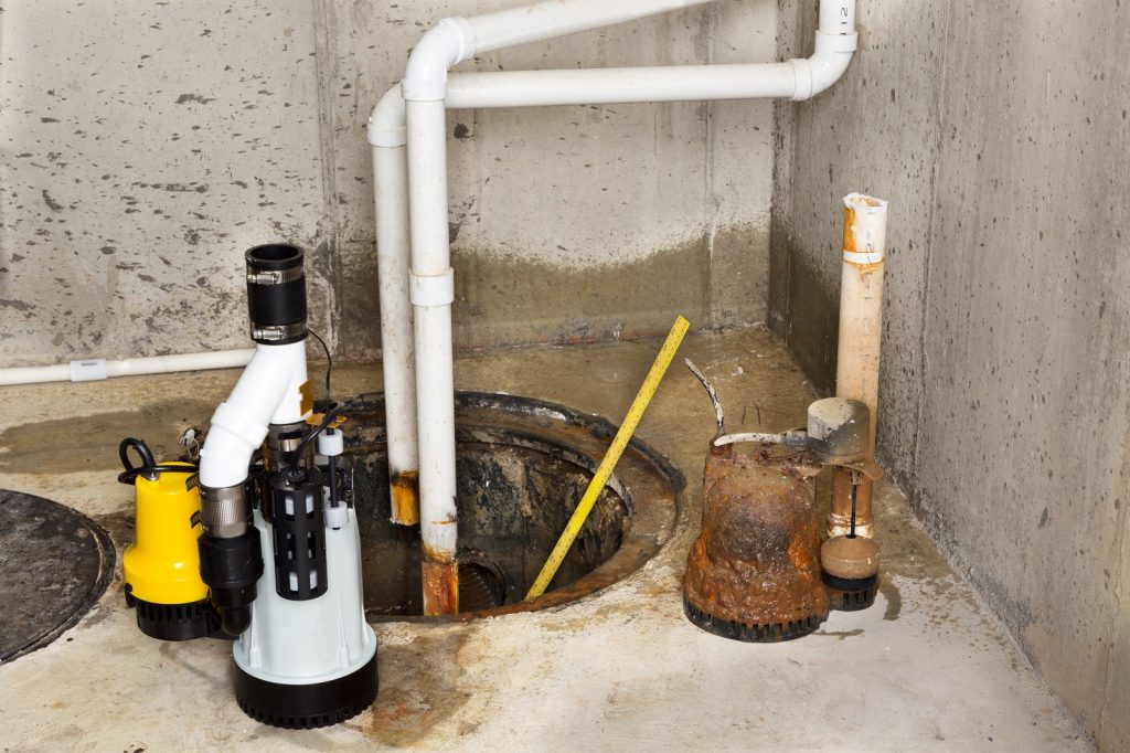 sump pump replacing