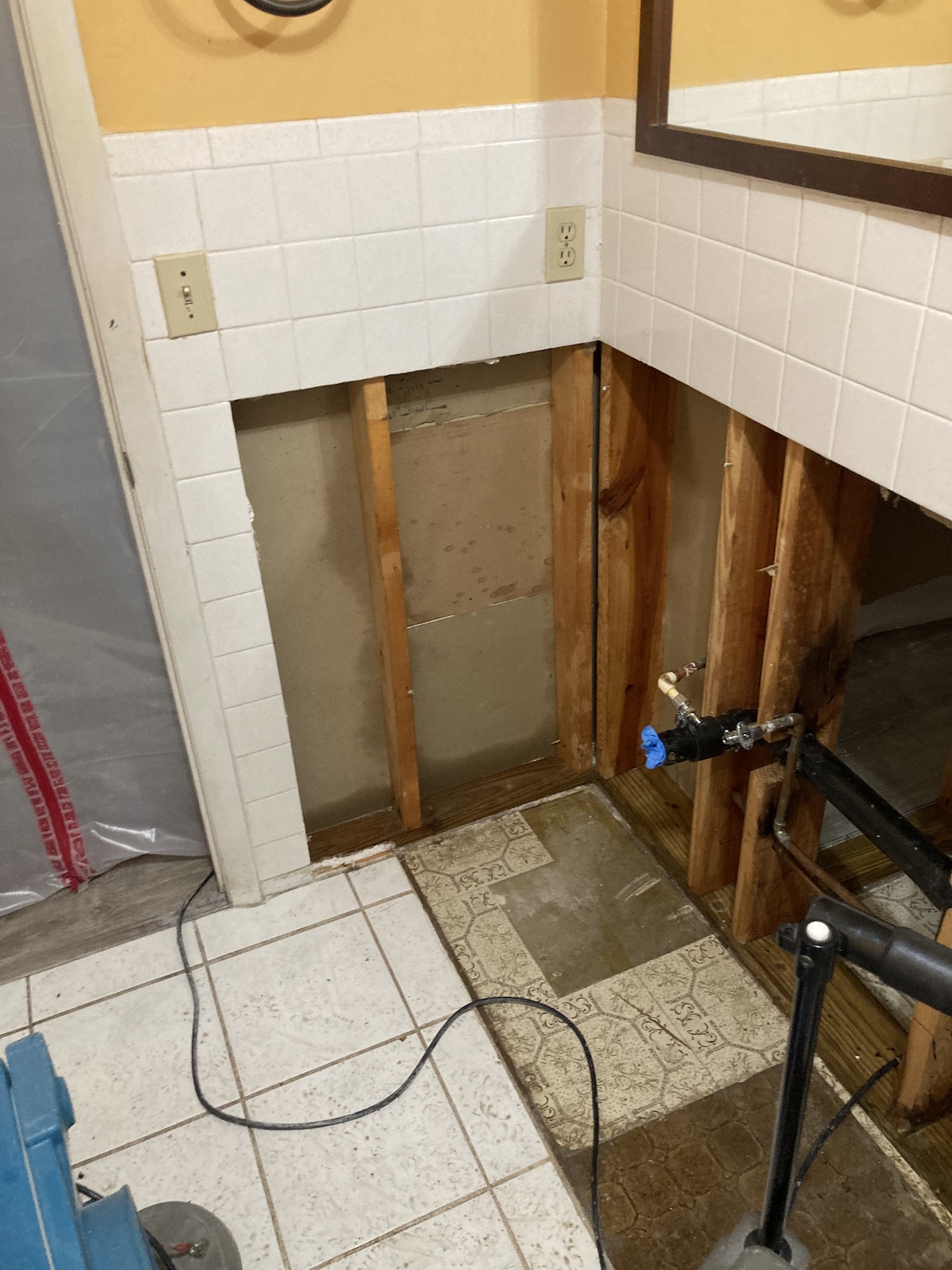 water damage restoration.