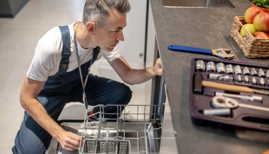 dishwasher leaking from bottom when not running