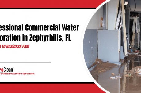 commercial water restoration in zephryhills fl