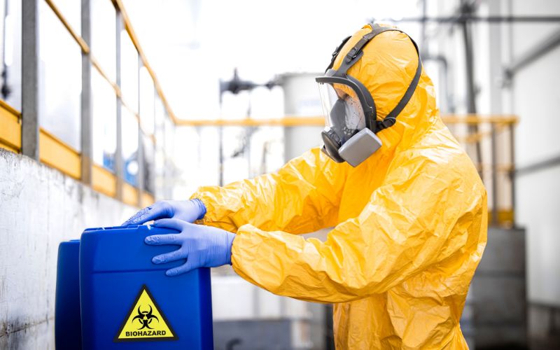 where does biohazard waste go